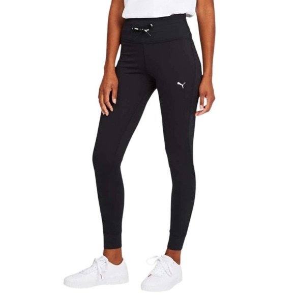 PUMA Active Logo Drawstring Jogger Pants in Black - NWT - Picture 5 of 5